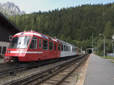 The Mont Blanc Express at Montroc, Haute Savoie, France 0409DFR